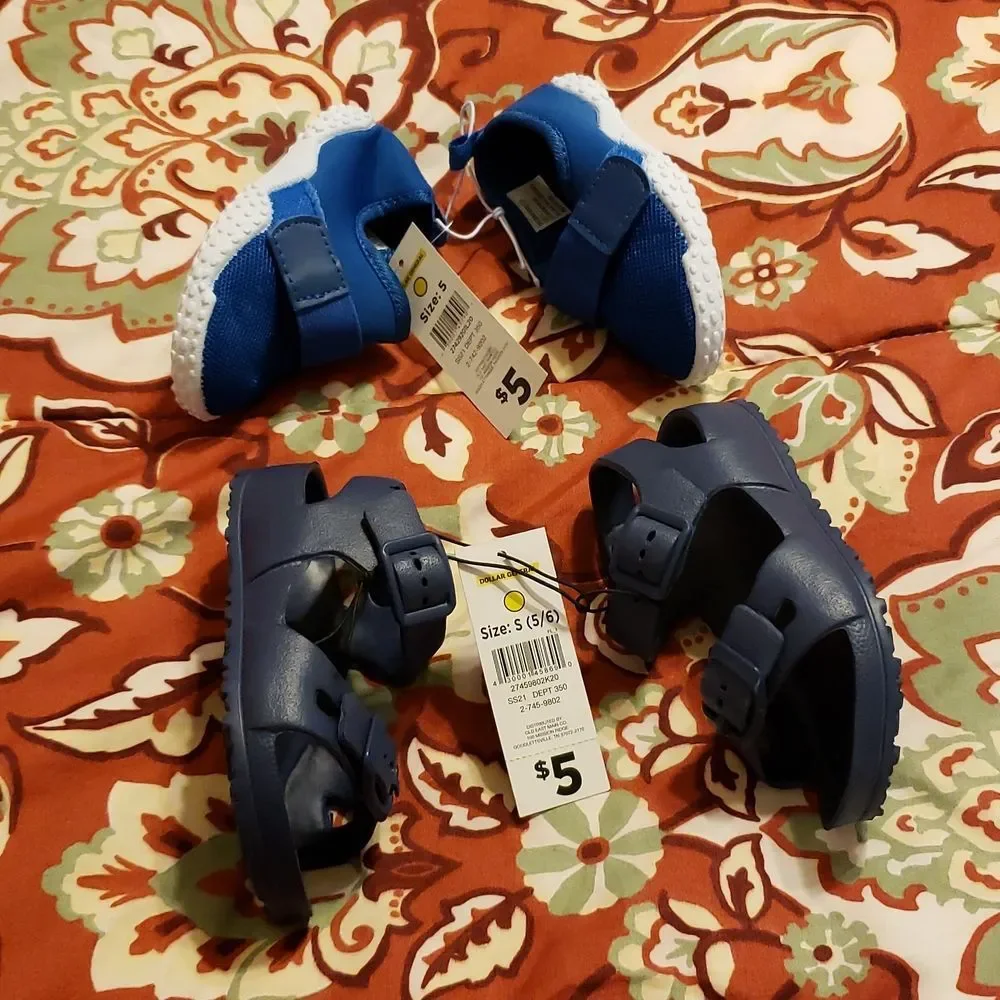 2 new pairs toddler shoes
